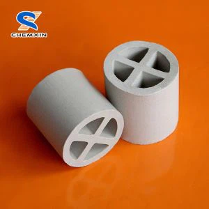 Добра киселинна и топлоустойчивост Нефтохимическа промишленост 38 мм 50 мм керамичен пръстен за кръстосана преграда