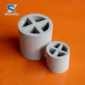 Опаковка за кула 80 мм 100 мм керамичен напречен преграден пръстен за адсорбиращи колони